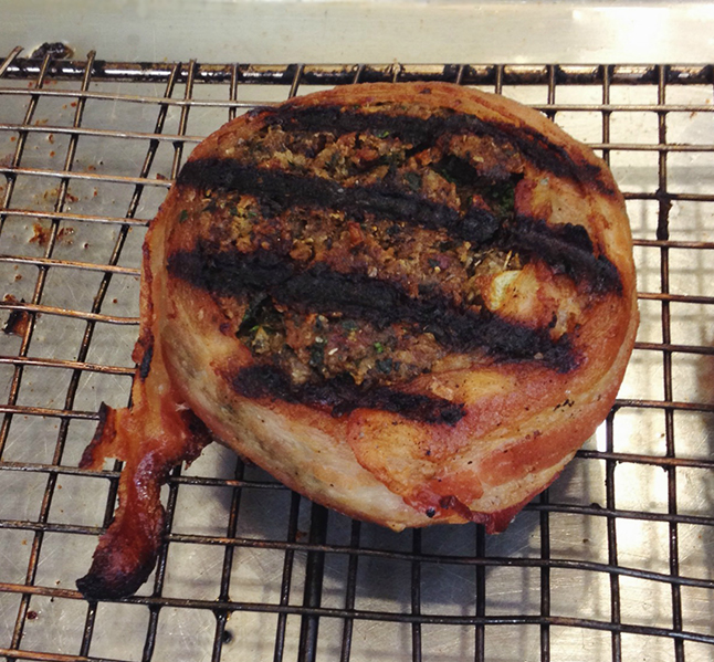 Bøf med bacon
