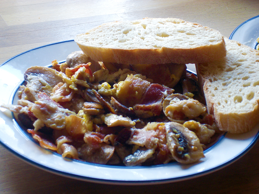 Champignon med chili, nem og hurtigt