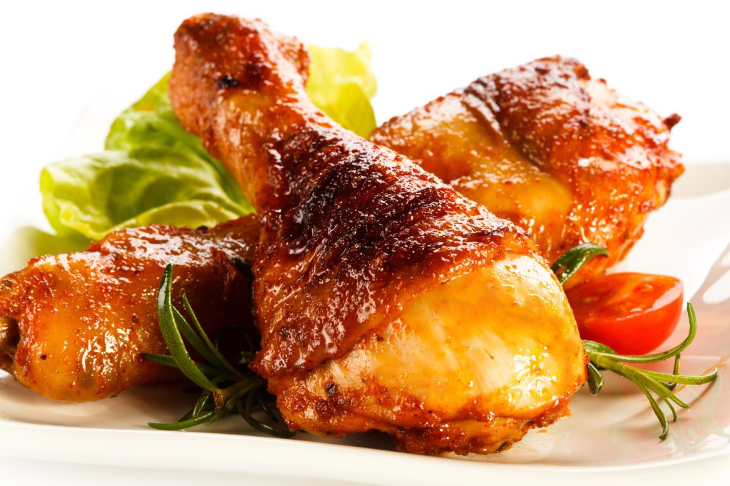 Marinerede kyllingelår i ovn