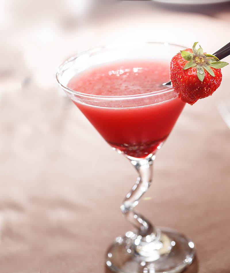 jordbær papaya cocktail