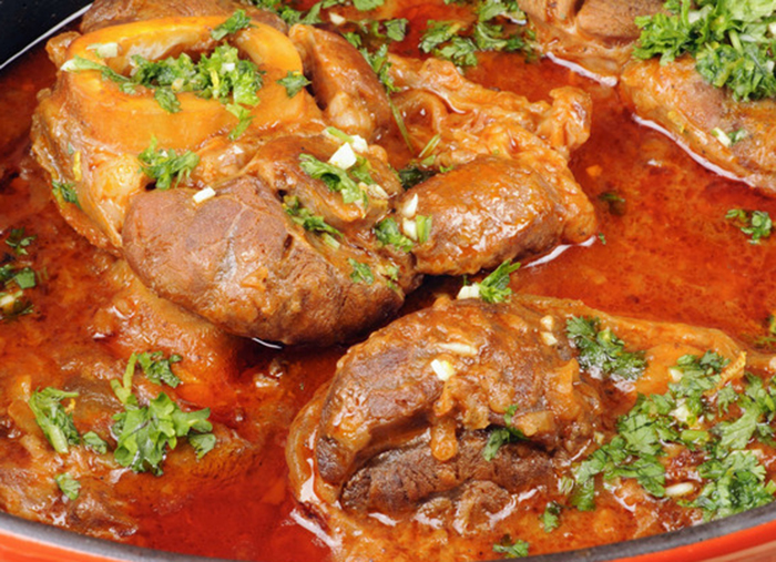 osso buco opskrift serveret